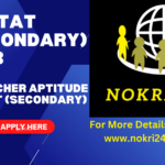 SEB TAT (Secondary) Teacher Aptitude Test Notification 2023