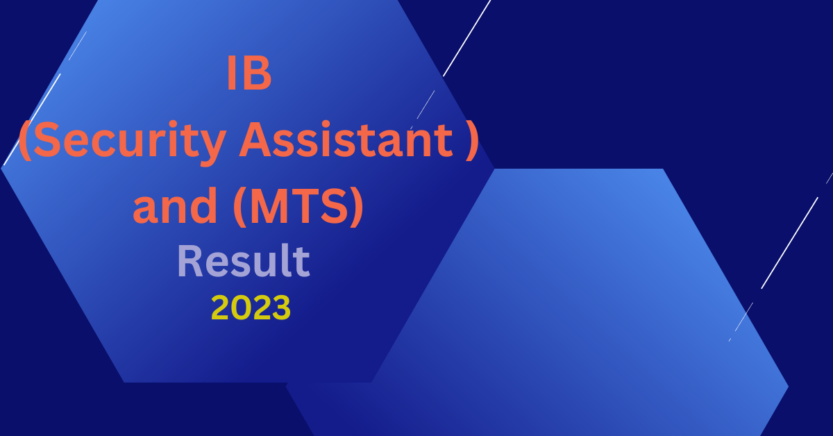 IB (SA)MTS Result 2023