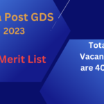 India Post GDS 2023 4th Merit List