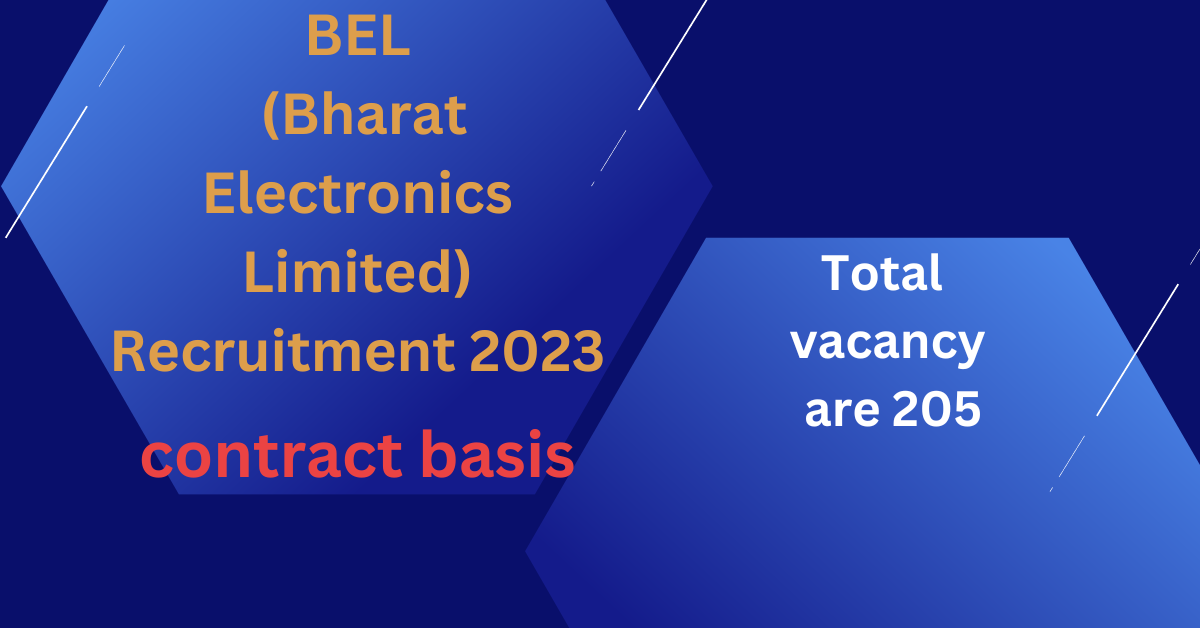 BEL (Bharat Electronics Limited) Recruitment 2023