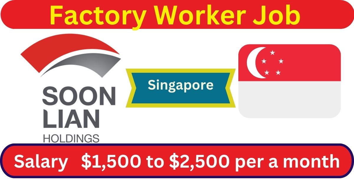 Factory Worker Job in Singapore
