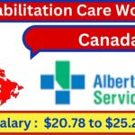 Rehabilitation Care Worker Job in Canada