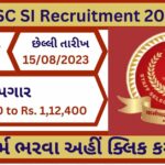 SSC SI Recruitment 2023