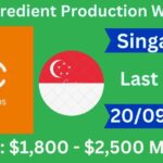 Food Ingredient Production Worker job in Singapore