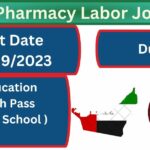 Pharmacy Labor Job in Dubai