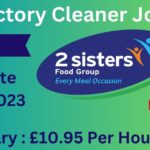 Factory Cleaner Job in UK