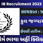 IB Recruitment 2023