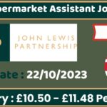 Supermarket Assistant Job in UK