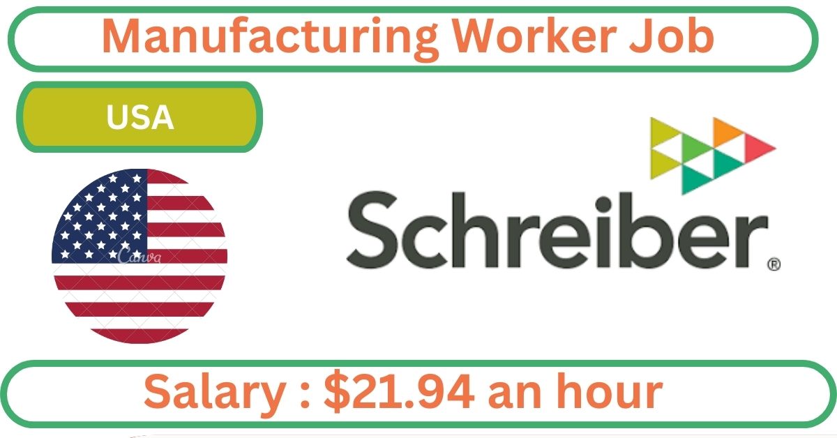 Manufacturing Worker Job in USA