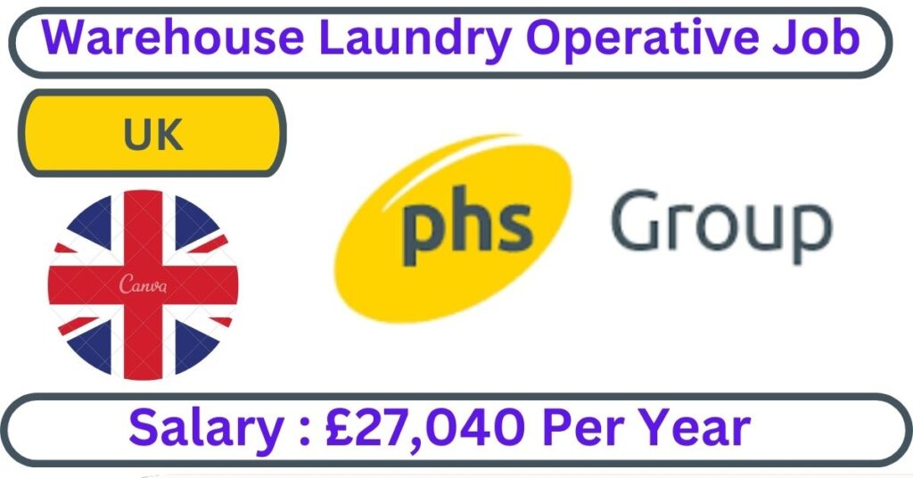 Warehouse Laundry Operative Job in UK