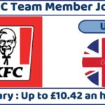 KFC Team Member Job in UK