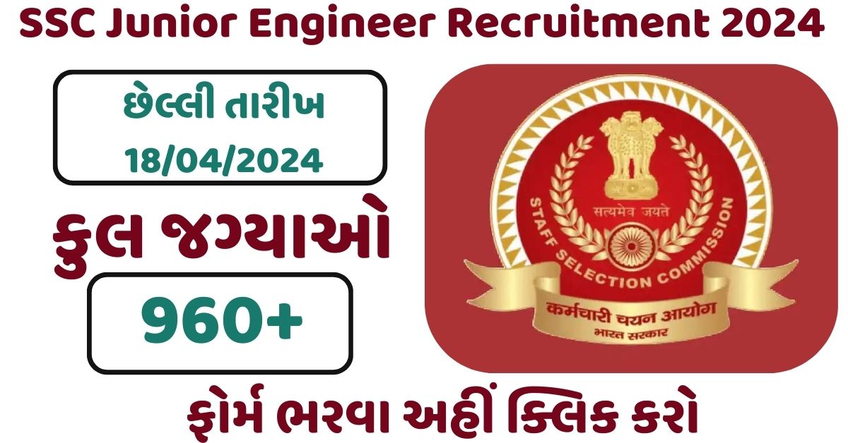 SSC Junior Engineer Recruitment 2024