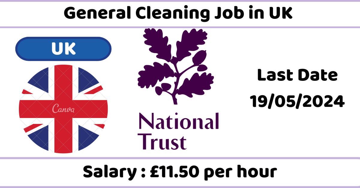 General Cleaner Job in UK