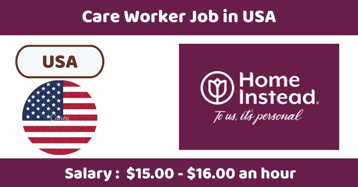 Care Worker Job in USA