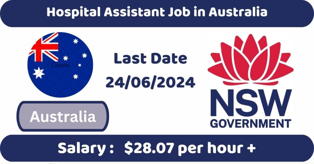 Hospital Assistant Job in Australia
