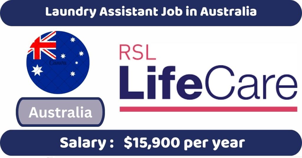 Laundry Assistant Job in Australia