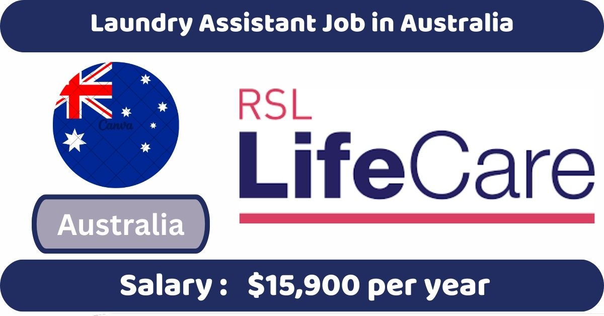 Laundry Assistant Job in Australia