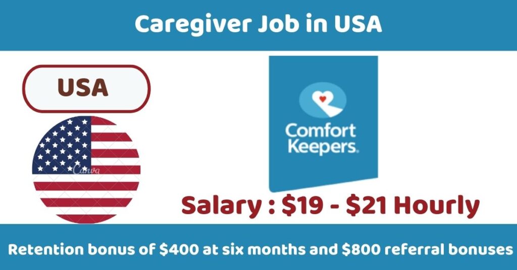 Caregiver Job in USA