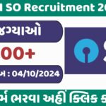 SBI SO Recruitment 2024