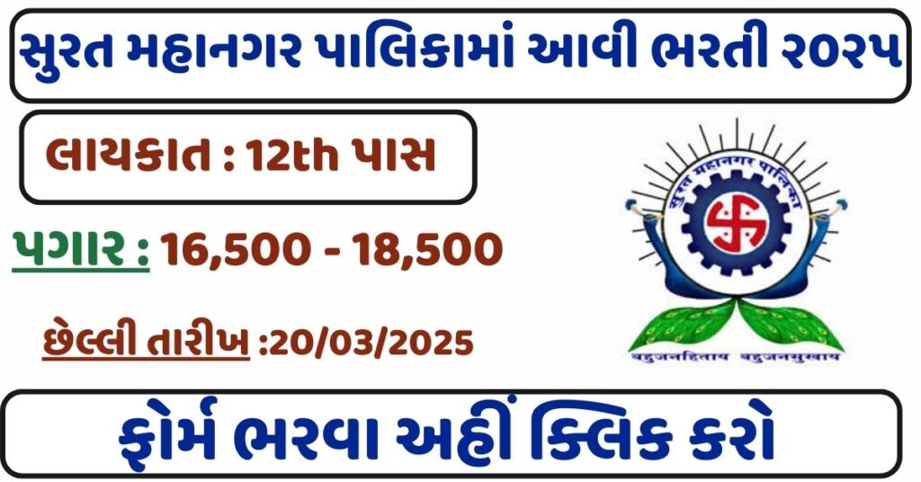 Surat Municipal Corporation Recruitment 2025