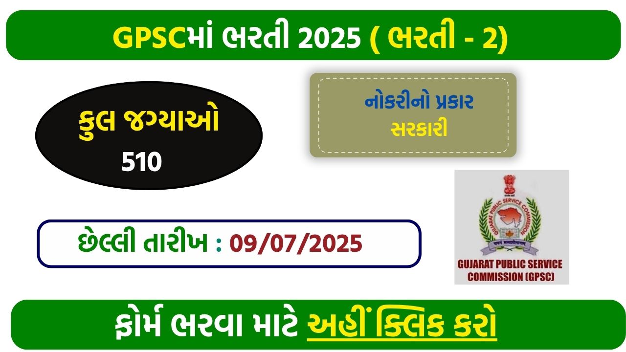 Apply for GPSC Recruitment 2025