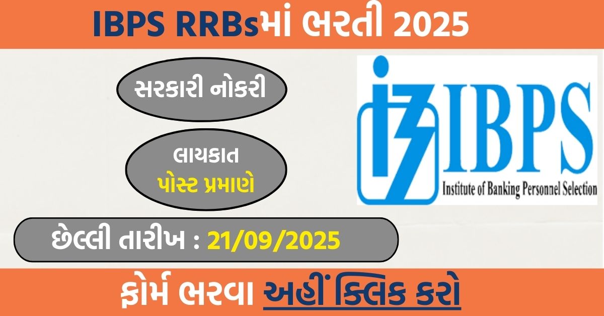 IBPS RRB Recruitment 2025 – Apply Online for 13000+ Vacancies