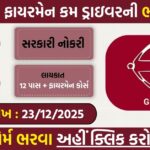 GSSSB Fireman cum Driver Recruitment 2025: Online Form for 138 Class-3 Posts