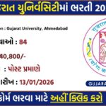 Gujarat University Recruitment 2025 – Apply Online for Clerk, Registrar, Engineer & Other Posts