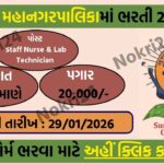 Surat Municipal Corporation Recruitment 2026: Staff Nurse And Lab Technician Posts