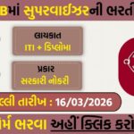 GSSSB Supervisor Instructor Recruitment 2026 – Supervisor Instructor (Class-III) | 195 Vacancies (Special Drive for PwBD)