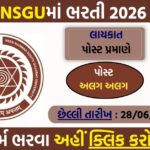 VNSGU Recruitment 2026: असिस्टेंट प्रोफेसर, टीचिंग असिस्टेंट और ट्यूटर पदों पर भर्ती, बिना फीस करें आवेदन