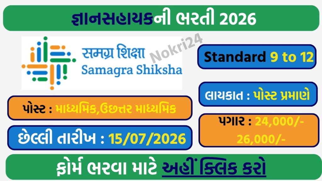 Gyan Sahayak Recruitment 2026: माध्यमिक और उच्चतर माध्यमिक विद्यालयों में भर्ती, ऑनलाइन आवेदन शुरू